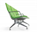 Pu Foam Airport Chair Public Seat Bank Hospital Waiting Chair For 4 People 4