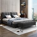 Umikk Leather Wooden Bed Queen Size Bedroom Bed Customized Furnitur Bed 3