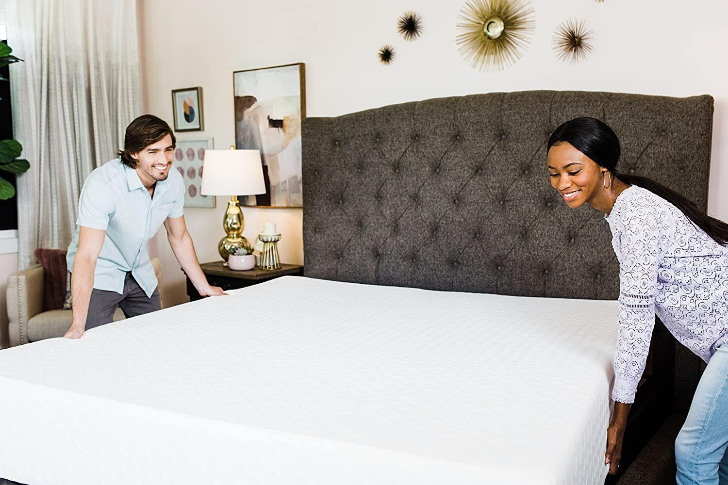Breathable Top Fabric Single Coil Spring Supportive Medium Bed Mattress 3