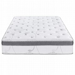 Umikk Compressed Memory Foam Bed Natural Latex Sponge Coil Spring Mattress