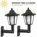 Solar Light Outdoor LED Solar Sconce Retro Led Wall Lamp Lantern Garden Decor 3