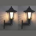 Solar Light Outdoor LED Solar Sconce Retro Led Wall Lamp Lantern Garden Decor 5