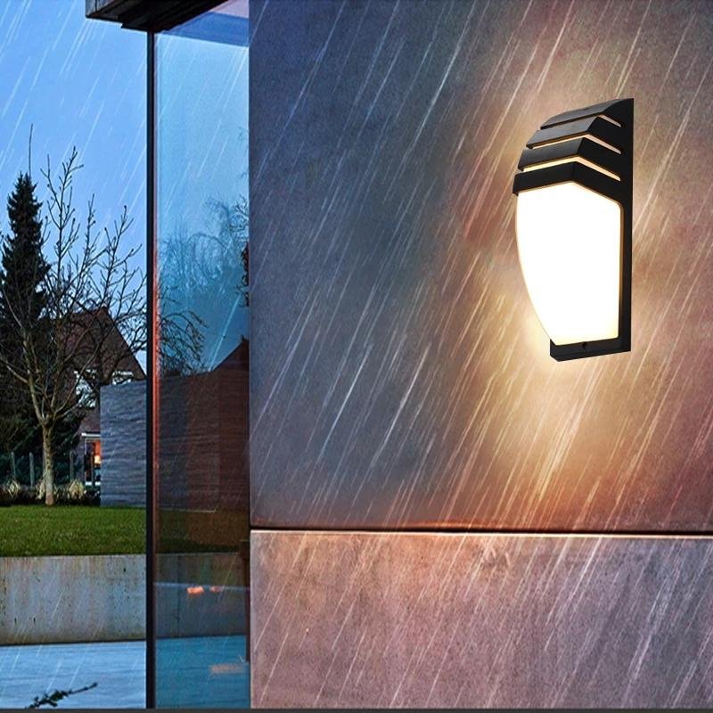 Outdoor Led Waterproof Wall Lamp Radar Motion Sensor Courty Garden Porch Light 5