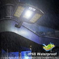 Newest 8000Watt Solar Street Light Outdoor Wall Lamp Waterproof LED With 3 Modes 5