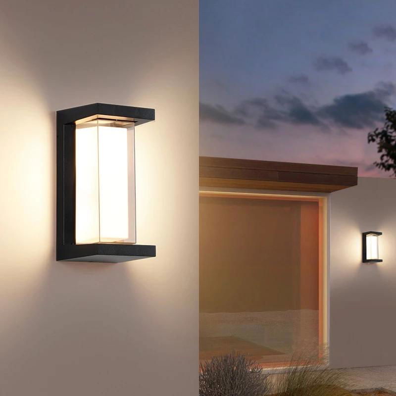 Led outdoor wall lamp led outdoor wall light waterproof light outdoor porche led 4