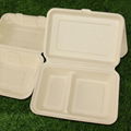 2 Compartments Biodegradable Packaging