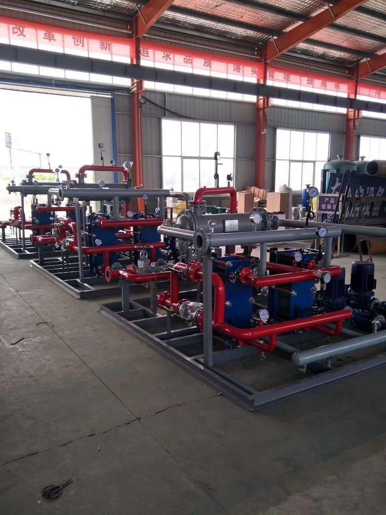 不鏽鋼板式換熱機組加工定製 2