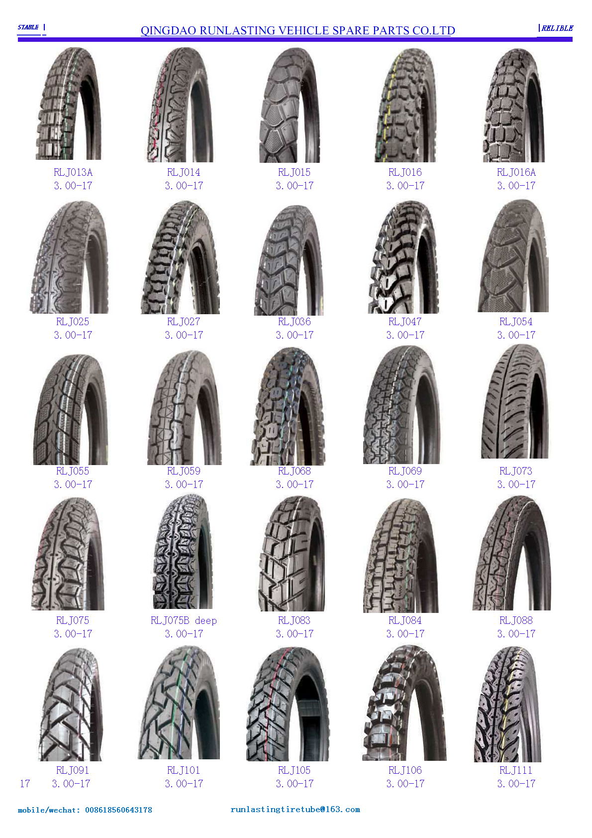 motorcycle tires 14,15,16,17,18 2