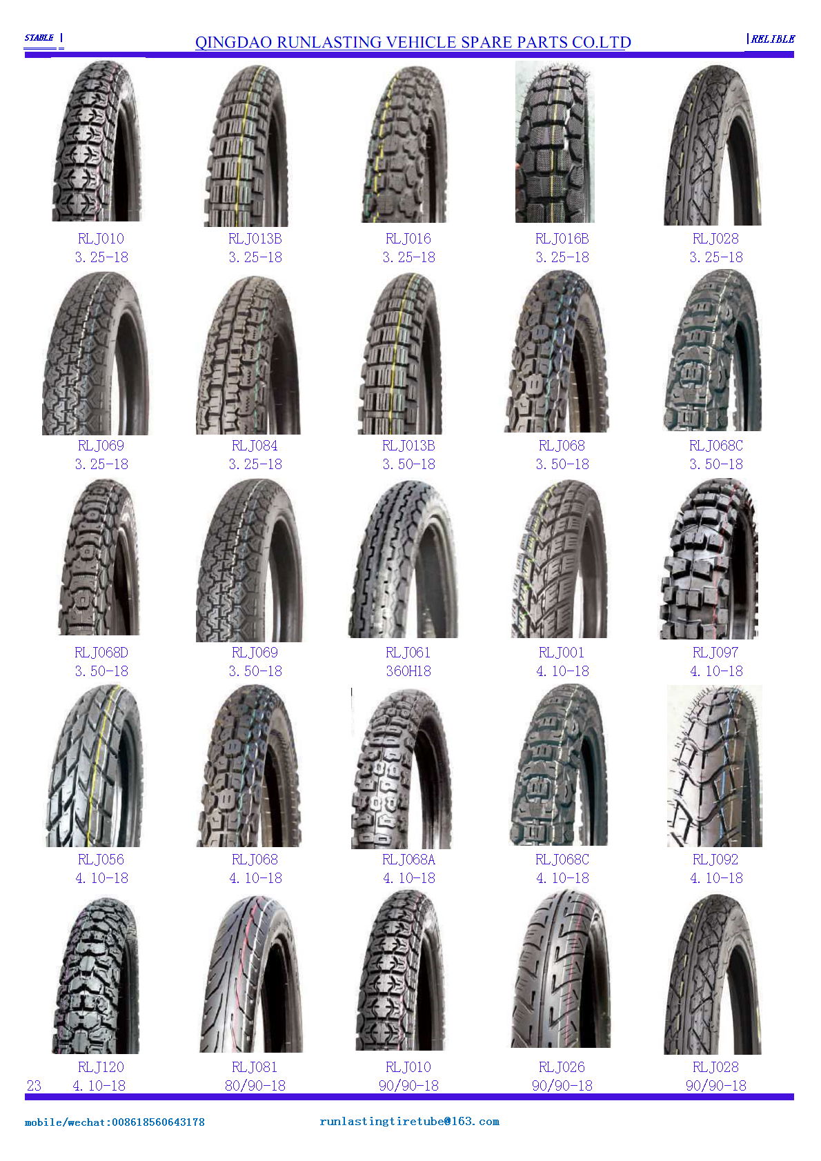 motorcycle tires 19,20,21,22,23 2