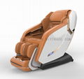 Painted Side 5D SL Track Full body Air Compression Massage Chair feet stretching