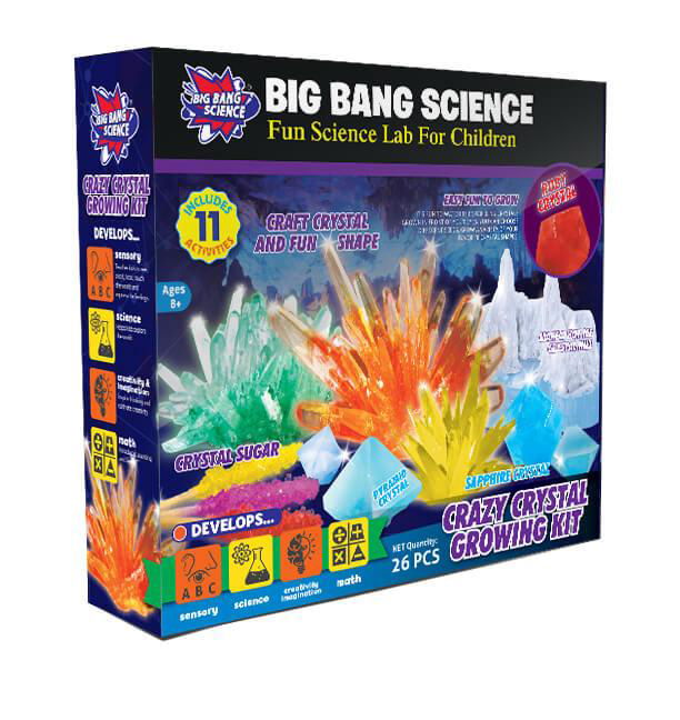 Crazy Crystal Growing Kit|CRYSTAL SCIENCE Toys - Alpha science toys