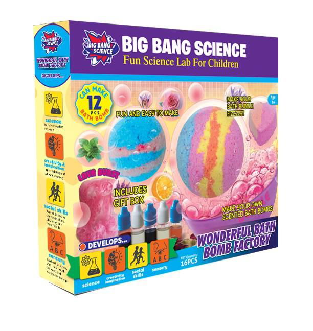 WORDERFUL BATH BOMB FACTORY|Girls & Art Toys|Alpha science toys