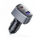 100W 83W Car Charger for Laptop High Power Dual USB Type C Mobile Car Charger 1