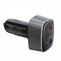100W 83W Car Charger for Laptop High Power Dual USB Type C Mobile Car Charger 2