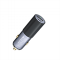 High Power 100W Car Charger USB Type C PPS Mini Fast Charger with LED Indicator 2