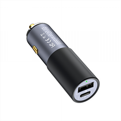 High Power 100W Car Charger USB Type C PPS Mini Fast Charger with LED Indicator