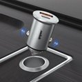 30W Super Mini Car Charger USB PD Car Charger with Zinc Alloy All Metal Body 3