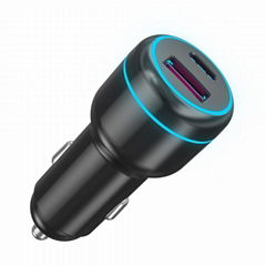 ABS USB Car Charger QC 3.0 PD Fast Car