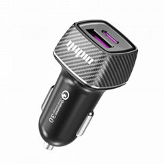 48W USB C Car Charger PD QC 3.0 ABS