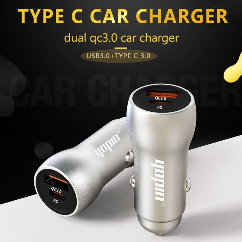 36-Watt Dual USB Car Charger with QC 3.0 & Aluminum Alloy Housing 5