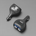 3.1A Dual USB Car Charger LED Voltage Display with Cigarett Socket&On-off Switch 5