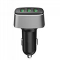 3 USB QC 3.0 Car charger 54W Fast Car Charger Adapter for 3 Devices Charging