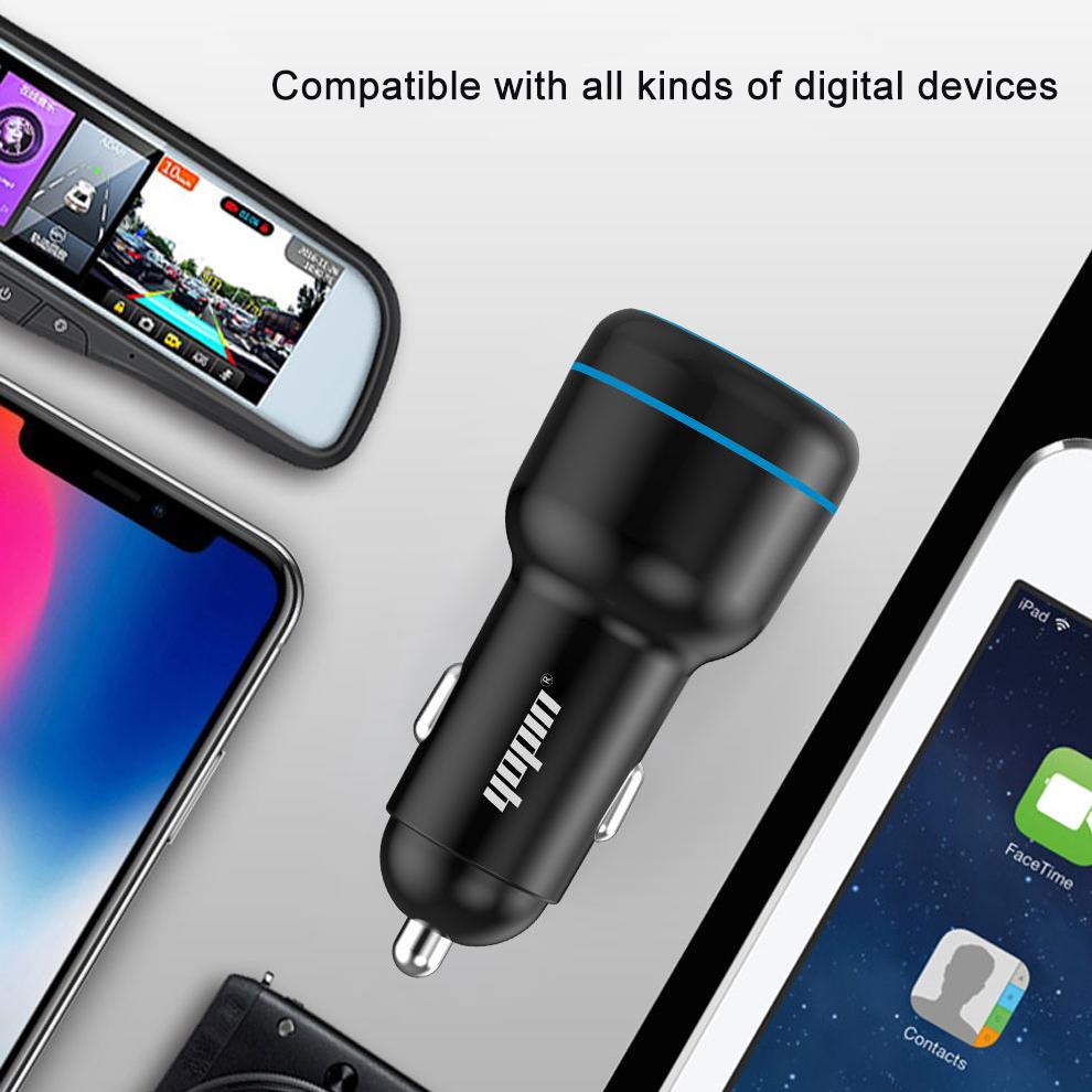 ABS USB Car Charger QC 3.0 PD Fast Car Charger Adapter for Mobile Phone Device 5