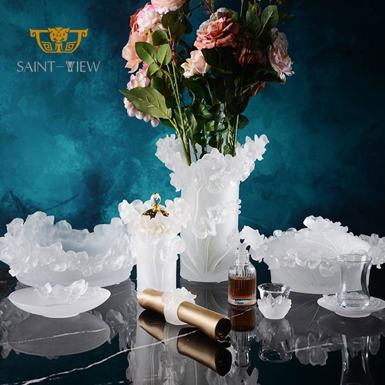 SAINT-VIEW Crystal Art 2021 New Nordic Style Orhcid Flower Wedding Party Decor 2