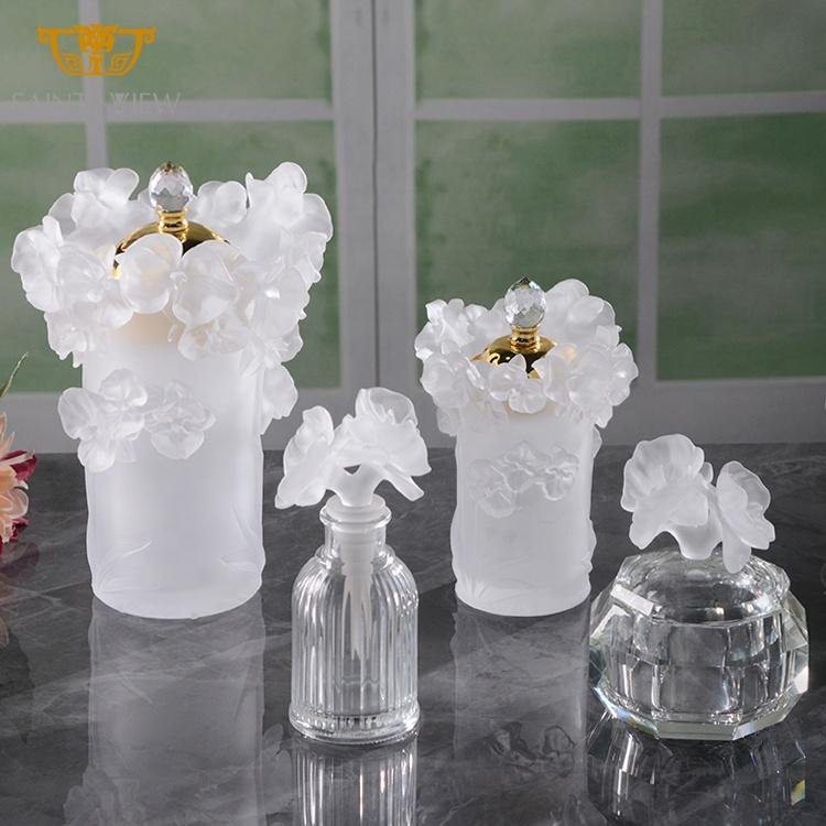 SAINT-VIEW Crystal Art 2021 New Nordic Style Orhcid Flower Wedding Party Decor 3