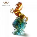 Crystal Glass Animal Sculpture Home Accessories Gift  3