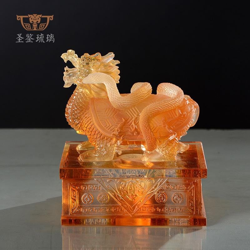 Crystal Glass Animal Sculpture Home Accessories Gift  4