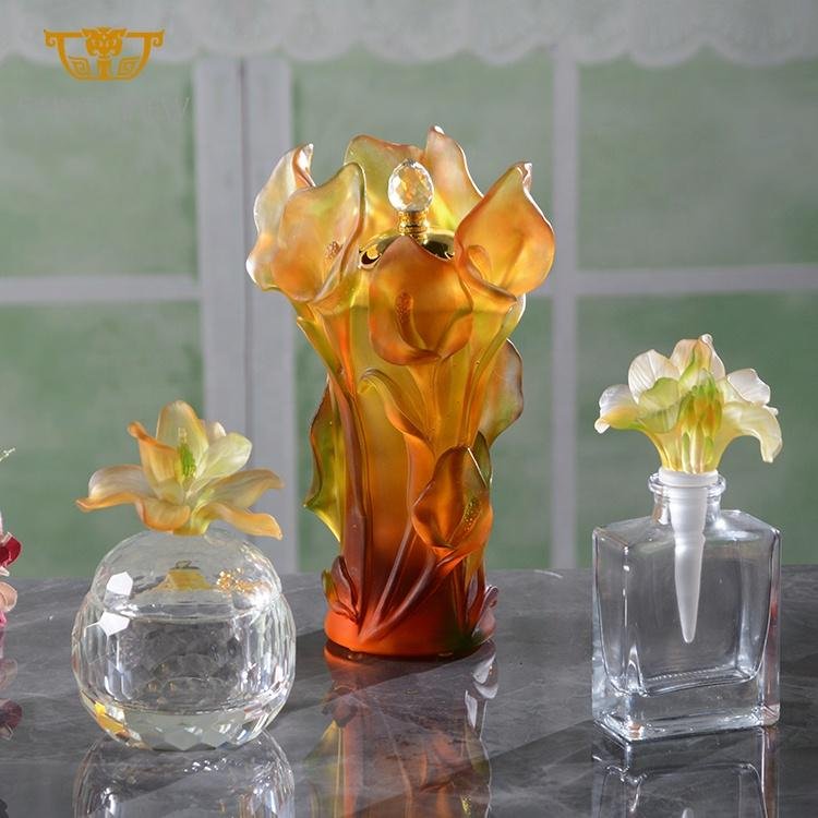 Crystal Madkhan Burner Mubkhar Bakhoor Censer Tray Candy Jar Set Decor 4