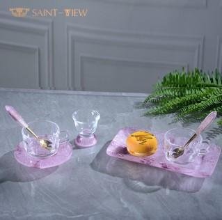 SAINT VIEW 2022 Tableware Butterfly Modern Cup Set Container Nordic Coffee Shop 