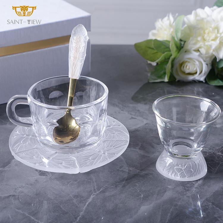 SAINT VIEW 2022 Tableware Butterfly Modern Cup Set Container Nordic Coffee Shop  4