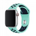 Dual color Breathable Silicone Sport Band Bracelet Watchband replacement Wrist R 2