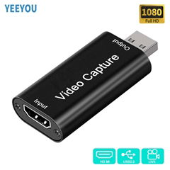  USB Video Capture Card Devices HDM I To USB For Live Streaming