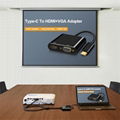 Type-c to HDMI VGA Adapter For laptop Converter adapter  6