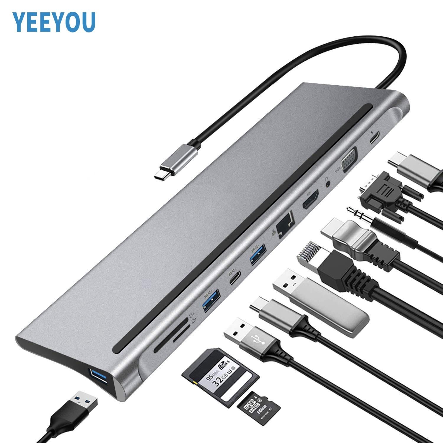 11-in-1 Type C Adapter High Speed docking Station