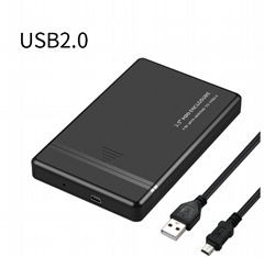 External hdd box 2.5 hdd enclosure sata usb 2.0 for 8TBreading capacity hard dis