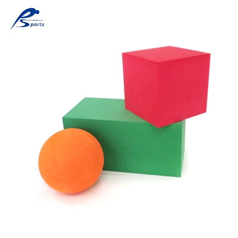 7厘米EVA泡沫块儿童积木 3D立体几何图形积木 六形六色六小件 4
