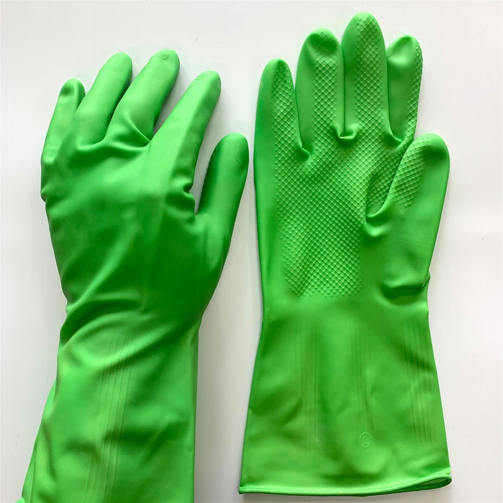 kitchen silicone gloves Latex washing cleaning household gloves 3