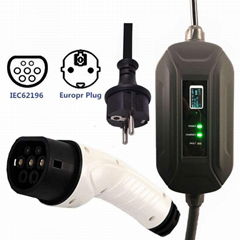 Fisher Level 2 16A EV Charger(240V, 16A, 3.5kw), Portable EVSE Home Electric Veh