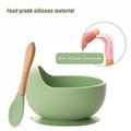 Food Grade Silicone Baby Bowl And Spoon For Kids 3