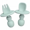Baby Feed Utensils Silicone Baby Spoon