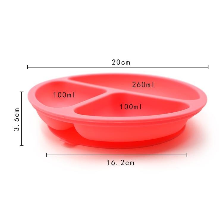 Bpa Free Baby Dishes Silicone Feeding Suction Plate Baby  2
