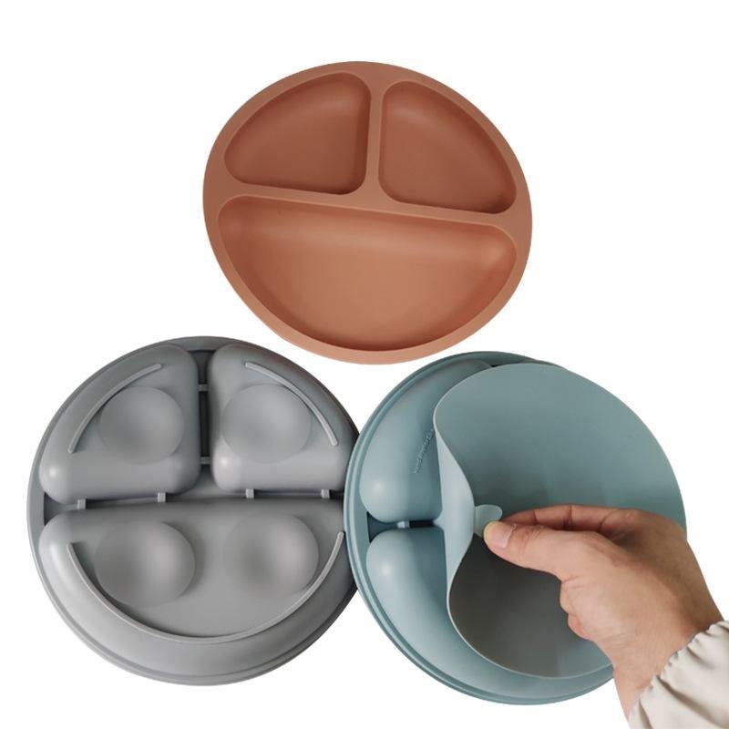 Bpa Free Baby Dishes Silicone Feeding Suction Plate Baby  4