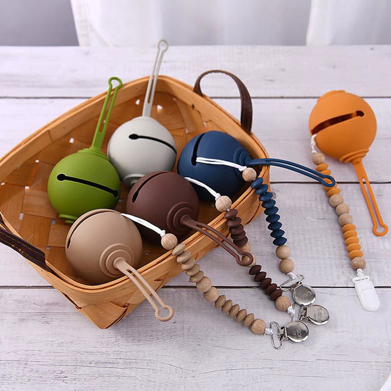 Portable Silicone Nipple Cradle Baby Pacifier Storage Box Holder Case 3