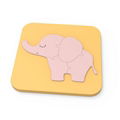 Children'S Baby Learning Elephant Silicone 3D Jigsaw Puzzle Toy 3