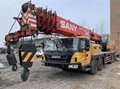 Used SANY STC750 75 Ton Truck hydraulic mobile Crane 2