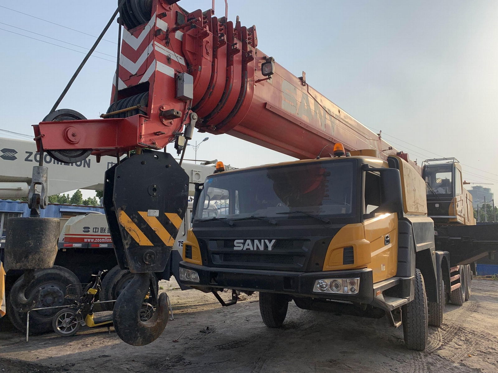 Used SANY STC1250  125 Ton Truck hydraulic mobile Crane